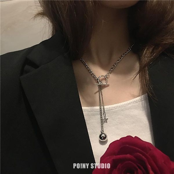 chains stainless steel choker chain necklaces for women 2021 classic long thread tassel layered pendant necklace steampunk jewelry, Silver
chains stainless steel choker chain necklaces for women 2021 classic long thread tassel layered pendant necklace steampunk jewelry, Silver