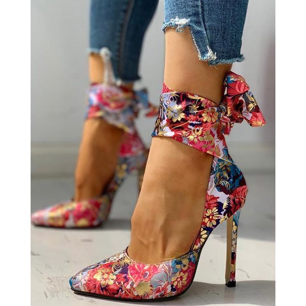 dress shoes women high heels floral print tied ankle thin ladies sandals 2021 summer fashion casual outdoor female footwear, Black
dress shoes women high heels floral print tied ankle thin ladies sandals 2021 summer fashion casual outdoor female footwear, Black