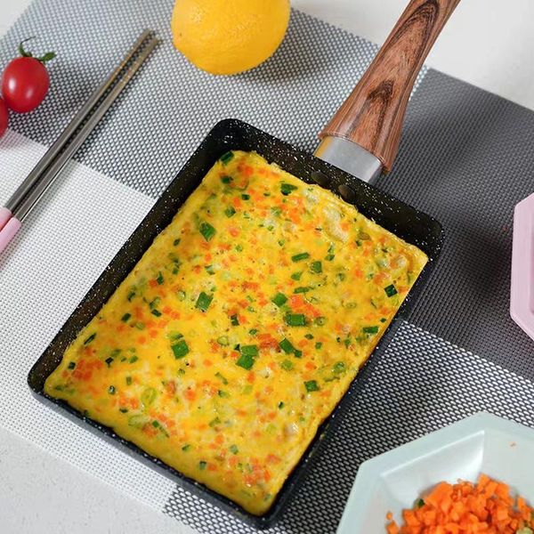 frying pan black non-swtick fry egg pancake kitchen pot use for gas cooker tamagoyaki square spring roll pans
frying pan black non-swtick fry egg pancake kitchen pot use for gas cooker tamagoyaki square spring roll pans