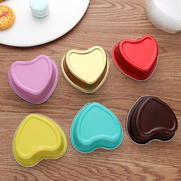 other bakeware 10 sets 100ml aluminum foil cake pan heart shaped cupcake cup with lids flan baking pans for mother's day wedding birthd
other bakeware 10 sets 100ml aluminum foil cake pan heart shaped cupcake cup with lids flan baking pans for mother's day wedding birthd