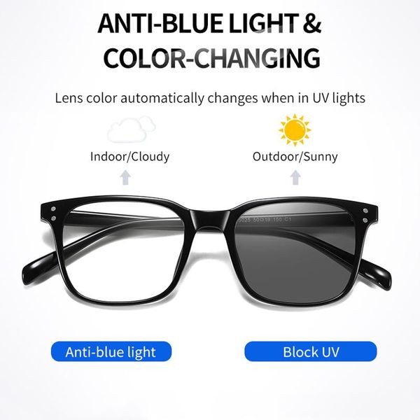 myopia pochromic blue light blocking glasses prescription tr90 frame men optical driving eyeglasses women color changing fashion sunglasses, Black
myopia pochromic blue light blocking glasses prescription tr90 frame men optical driving eyeglasses women color changing fashion sunglasses, Black