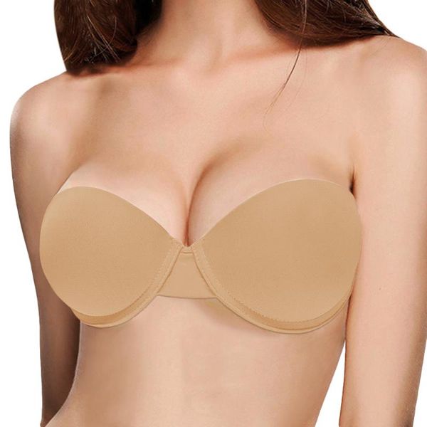 bras ybcg women lingerie strapless bra backless multiway wedding for padded push up solid brassiere transparent straps, Red;black
bras ybcg women lingerie strapless bra backless multiway wedding for padded push up solid brassiere transparent straps, Red;black