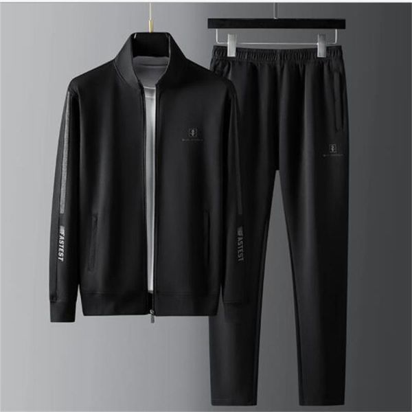 jogging clothing autumn and winter sportswear casual suit men men's stand-up collar cardigan sweater trousers, Black;red
jogging clothing autumn and winter sportswear casual suit men men's stand-up collar cardigan sweater trousers, Black;red