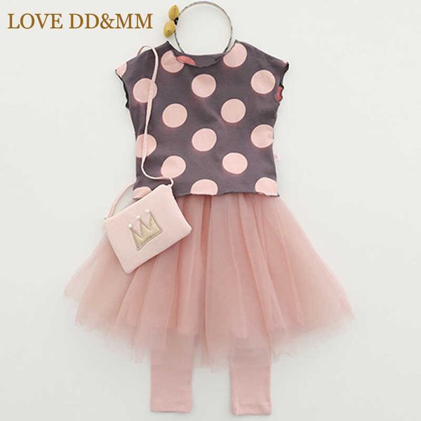 love dd&mm girls sets children's clothing dot sleeveless t-shirt + fake two net yarn skirt trousers two-piece suit 210715, White
love dd&mm girls sets children's clothing dot sleeveless t-shirt + fake two net yarn skirt trousers two-piece suit 210715, White