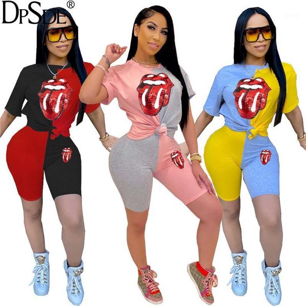 women summer casual hip hop style sets short sleeve round neck elastic pants printed 3 color two piece dress, White
women summer casual hip hop style sets short sleeve round neck elastic pants printed 3 color two piece dress, White