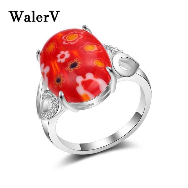 cluster rings walerv fashion for women custom love zircon elliptic rose red cat eye stone ladies jewelry gift, Golden;silver
cluster rings walerv fashion for women custom love zircon elliptic rose red cat eye stone ladies jewelry gift, Golden;silver