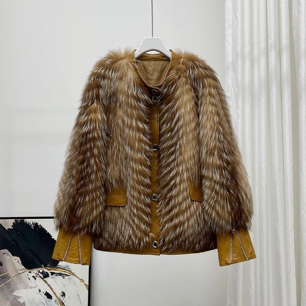 women's fur & faux oftbuy 2021 winter jacket women real coat natural sheepskin leather weave outerwear streetwear thick warm, Black
women's fur & faux oftbuy 2021 winter jacket women real coat natural sheepskin leather weave outerwear streetwear thick warm, Black