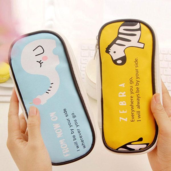 creative animal pen large capacity canvas pencil bag makeup men and women students bags
creative animal pen large capacity canvas pencil bag makeup men and women students bags