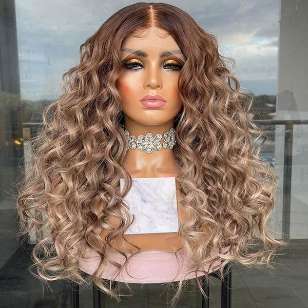 lace wigs chocolate brown ombre front human hair for women blonde curly 250% density middle t part headband wig brazilian remy, Black;brown
lace wigs chocolate brown ombre front human hair for women blonde curly 250% density middle t part headband wig brazilian remy, Black;brown