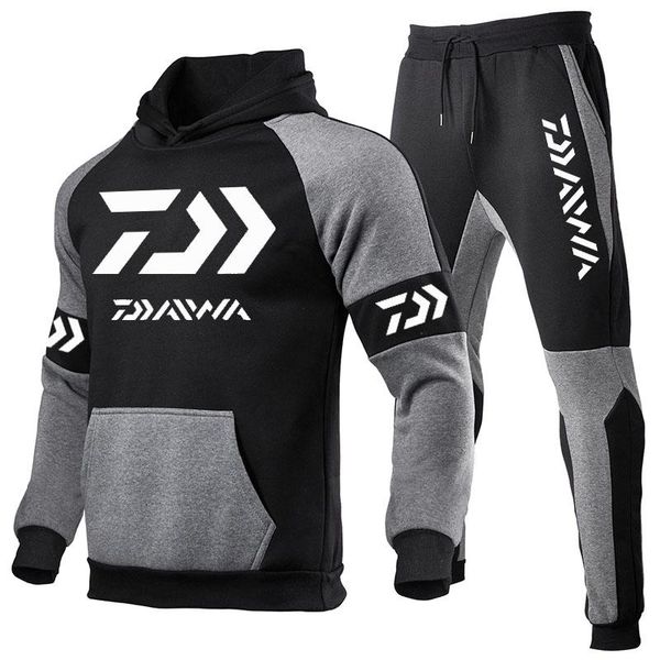 men's tracksuits 2021 autumn and winter fleece suit fashion hoodie 2-piece pocket color matching casual sportswear trousers, Gray
men's tracksuits 2021 autumn and winter fleece suit fashion hoodie 2-piece pocket color matching casual sportswear trousers, Gray