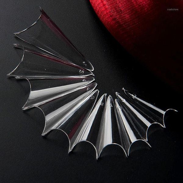 nail art false nails- 500 tips stiletto curved clear french fold the non-trace professional artificial fingernails1, Red;gold
nail art false nails- 500 tips stiletto curved clear french fold the non-trace professional artificial fingernails1, Red;gold
