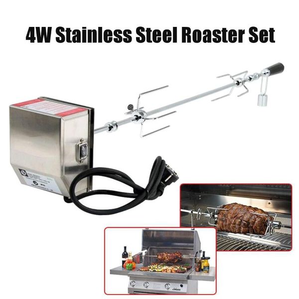 tools & accessories 4w 110v stainless steel rotisserie bbq grill roaster spit rod motor set fork camping charcoal kits
tools & accessories 4w 110v stainless steel rotisserie bbq grill roaster spit rod motor set fork camping charcoal kits