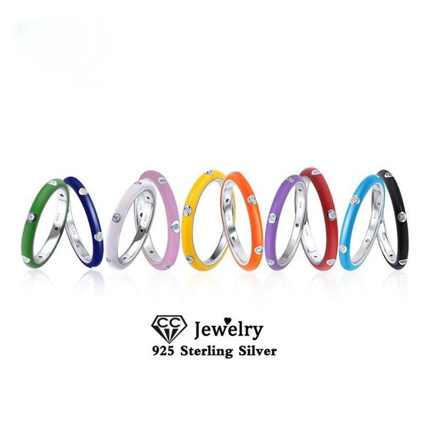 cluster rings solid 925 silver for women cubic zirconia colorful stackable handmade enamel ring fine jewelry drop 3160, Golden;silver
cluster rings solid 925 silver for women cubic zirconia colorful stackable handmade enamel ring fine jewelry drop 3160, Golden;silver