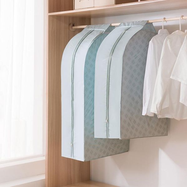 clothing & wardrobe storage suit dustproof cover peva three-dimensional overcoat hanging pocket collection bag household 
clothing & wardrobe storage suit dustproof cover peva three-dimensional overcoat hanging pocket collection bag household
