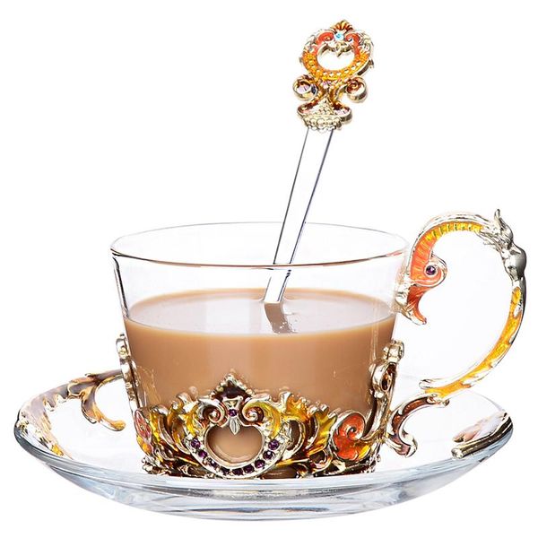 wine glasses vintage coffee cup saucers set heat-resistant handgrip style enamel round glass cups water drinkware flower tea
wine glasses vintage coffee cup saucers set heat-resistant handgrip style enamel round glass cups water drinkware flower tea