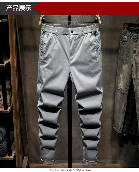 fashion men's pants 2021 runway luxury european design party style clothing, Black