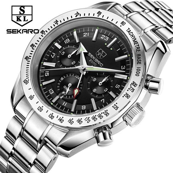wristwatches sekaro design men watches automatic black watch stainless steel waterproof business sport mechanical wristwatch, Slivery;brown
wristwatches sekaro design men watches automatic black watch stainless steel waterproof business sport mechanical wristwatch, Slivery;brown