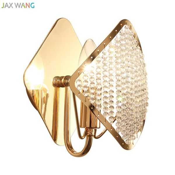 wall lamp post-modern luxury gold crystal lights for living room bedroom bedside indoor lighting fixtures decoration
wall lamp post-modern luxury gold crystal lights for living room bedroom bedside indoor lighting fixtures decoration