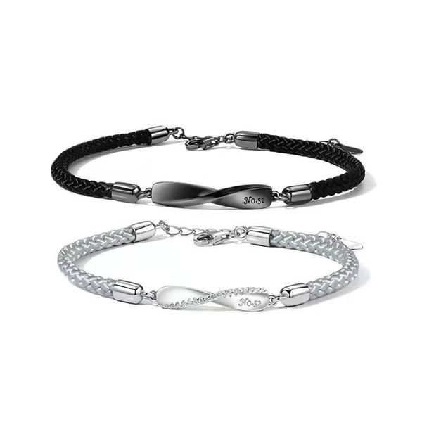 fashion simple knit mobius couples han edition hand rope bracelet mark present link, chain, Black
fashion simple knit mobius couples han edition hand rope bracelet mark present link, chain, Black