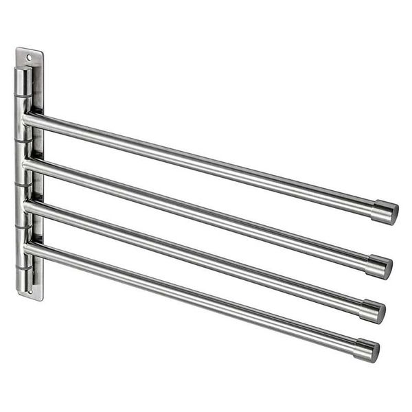 towel racks wall mounted swing bar - stainless steel bath rod 4-arm, bathroom/kitchen swivel rack hanger holder
towel racks wall mounted swing bar - stainless steel bath rod 4-arm, bathroom/kitchen swivel rack hanger holder