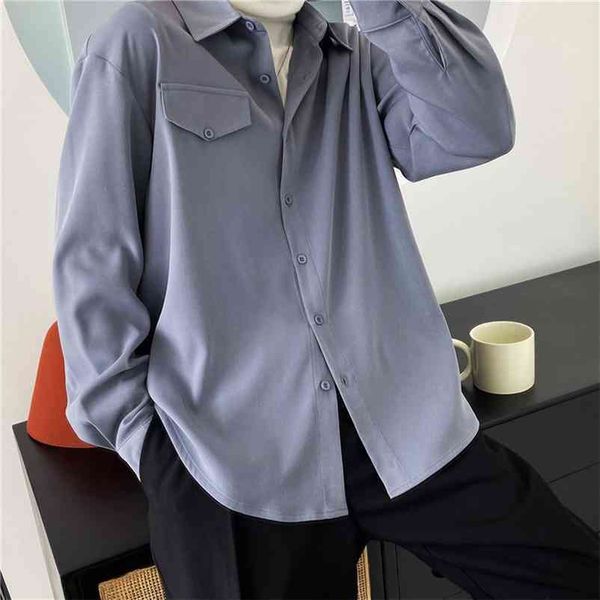 fashion pure color basic long sleeved shirt women autumn winter design sense casual all match female 210520, White
fashion pure color basic long sleeved shirt women autumn winter design sense casual all match female 210520, White