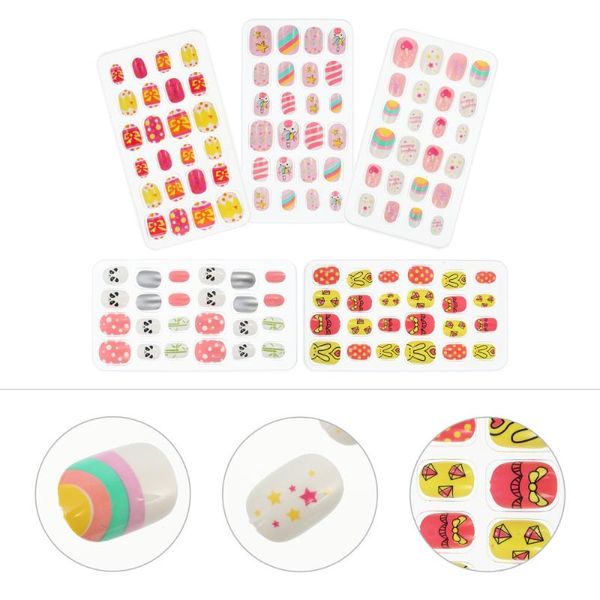 false nails 5 boxes/120pcs children full cover nail tip fingernails art design, Red;gold
false nails 5 boxes/120pcs children full cover nail tip fingernails art design, Red;gold