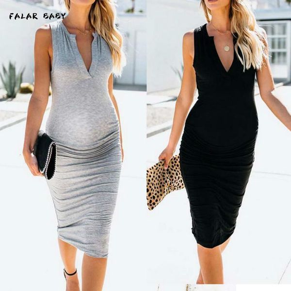 maternity summer women dress clothing women's pregnancy fashion plain sleeveless deep v long dresses, White
maternity summer women dress clothing women's pregnancy fashion plain sleeveless deep v long dresses, White