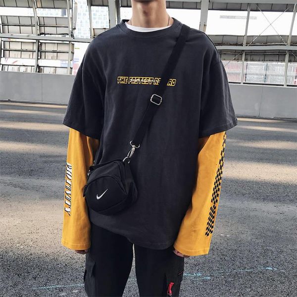 harajuku patchwork tshirt men hip hop streetwear long sleeve loose punk t shirt fashion couple japan oversize women's t-shirt, White
harajuku patchwork tshirt men hip hop streetwear long sleeve loose punk t shirt fashion couple japan oversize women's t-shirt, White