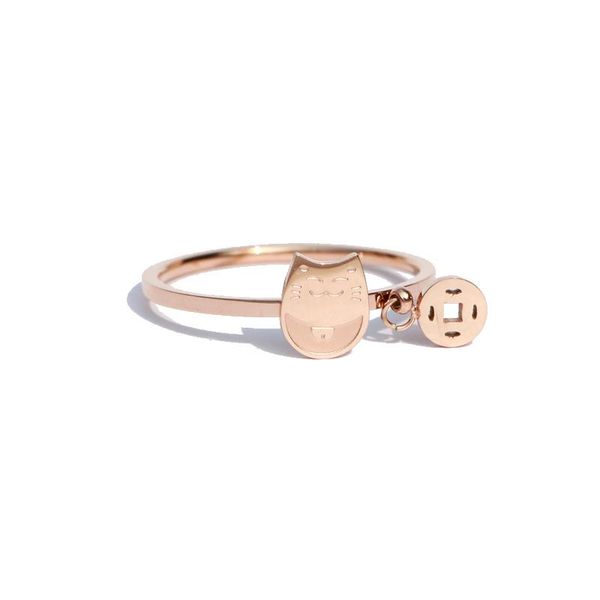 2021 arrivals fortune cat ring rose gold color fashion titanium steel jewelry wedding birthday gift woman never fade cluster rings, Golden;silver
2021 arrivals fortune cat ring rose gold color fashion titanium steel jewelry wedding birthday gift woman never fade cluster rings, Golden;silver