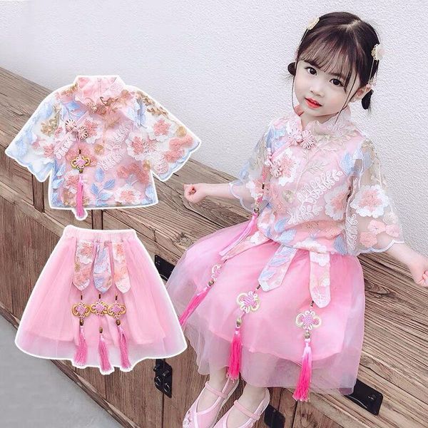 baby girl sets 2021 spring summer children chinese style embroidered tang suit teens kids clothes girls + skirt 2pcs set clothing, White
baby girl sets 2021 spring summer children chinese style embroidered tang suit teens kids clothes girls + skirt 2pcs set clothing, White