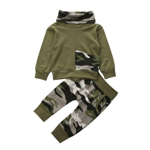 clothing sets born baby boy fall clothes long sleeve camouflage hoodie pants, White
clothing sets born baby boy fall clothes long sleeve camouflage hoodie pants, White