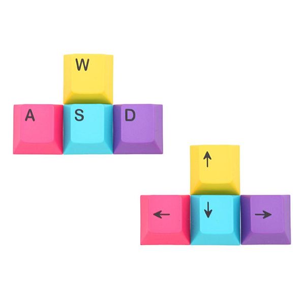 keyboards 8pcs colorful cmyk rgby wasd arrow keycaps for cherry mx switch mechanical gaming keyboard profile sublimation pbt keycap
keyboards 8pcs colorful cmyk rgby wasd arrow keycaps for cherry mx switch mechanical gaming keyboard profile sublimation pbt keycap