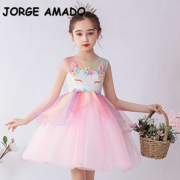 summer kids girls dresses sleeveless cartoon unicorn tutu princess dress for party wedding piano perform e621 210610, Red;yellow
summer kids girls dresses sleeveless cartoon unicorn tutu princess dress for party wedding piano perform e621 210610, Red;yellow