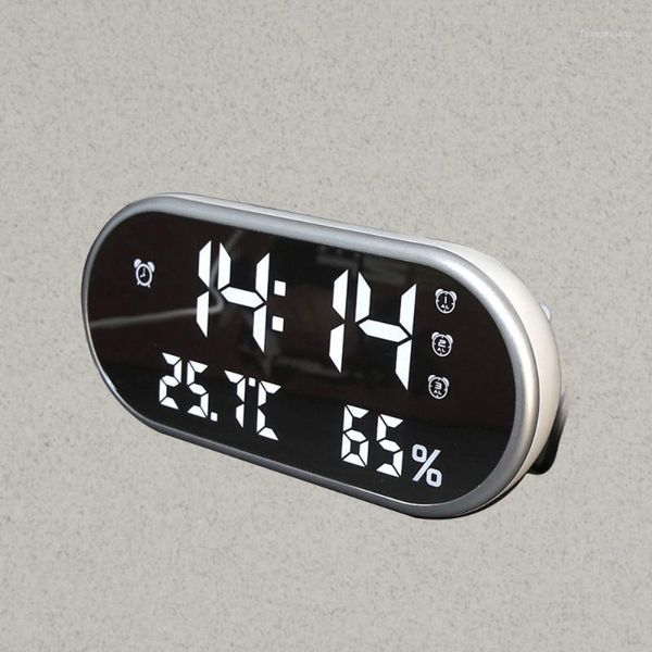 desk & table clocks digital alarm clock mirror led display with time humidity temperature dual usb port charging for bedroom office trave1
desk & table clocks digital alarm clock mirror led display with time humidity temperature dual usb port charging for bedroom office trave1
