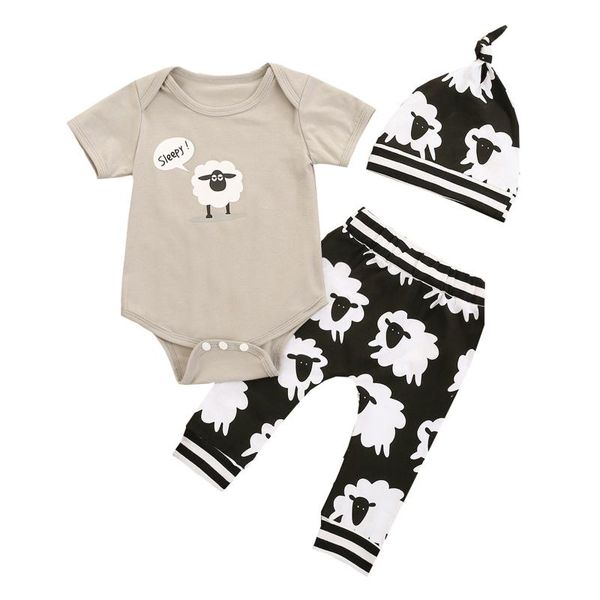 3-12m born romper child sets infant baby boy girl cartoon sheep short sleeve pants outfits baby's clothing, White
3-12m born romper child sets infant baby boy girl cartoon sheep short sleeve pants outfits baby's clothing, White