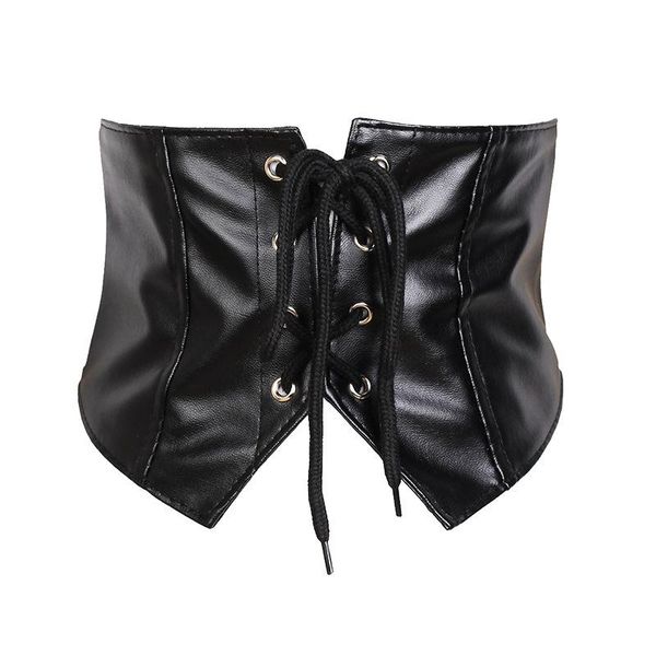 belts 2021 pu leather wide waist belt slimming body stretch elastic corset cinch black waistband dress ceinture femme, Black;brown
belts 2021 pu leather wide waist belt slimming body stretch elastic corset cinch black waistband dress ceinture femme, Black;brown