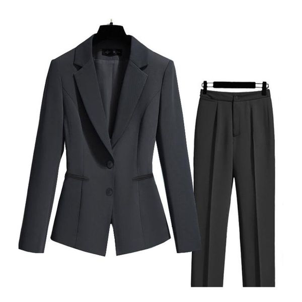 women's two piece pants womens blazer suit set spring female office lady jacket long pant skirts 2021 autumn women formal, White
women's two piece pants womens blazer suit set spring female office lady jacket long pant skirts 2021 autumn women formal, White