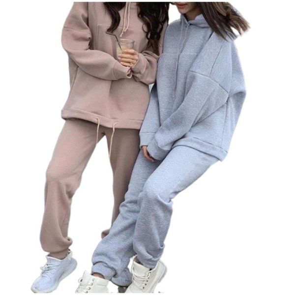 women's two piece pants tracksuit women 2 set loose pockets hoodies solid color long sleeve spring autumn casual suit clothes 2022, White
women's two piece pants tracksuit women 2 set loose pockets hoodies solid color long sleeve spring autumn casual suit clothes 2022, White