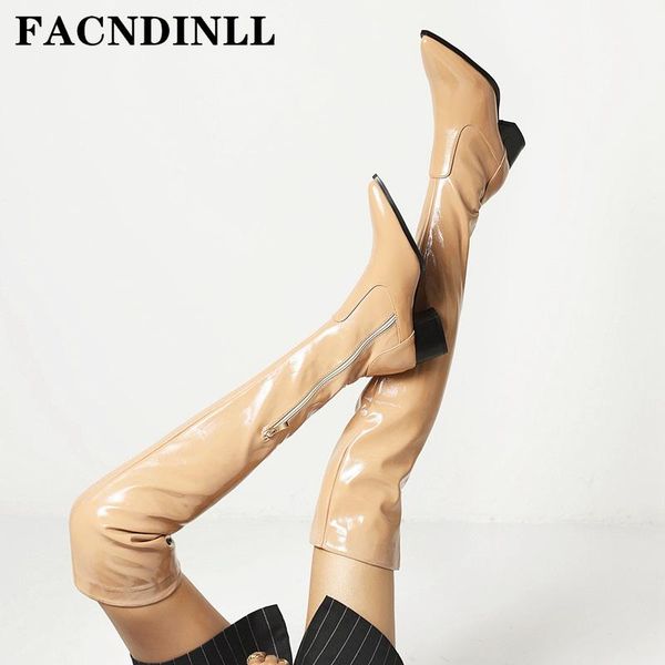 boots lady autumn winter warm long shoes high qulaity patent leather pointed toe woman over the knee 34-43, Black
boots lady autumn winter warm long shoes high qulaity patent leather pointed toe woman over the knee 34-43, Black