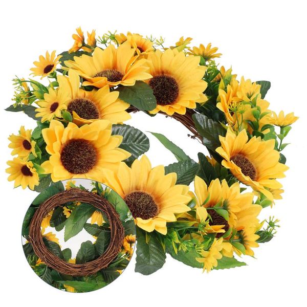decorative flowers & wreaths 1pc sunflower wreath artificial fake garland home wall pendant
decorative flowers & wreaths 1pc sunflower wreath artificial fake garland home wall pendant
