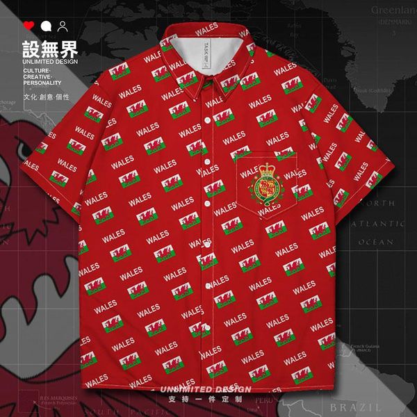 men's casual shirts wales cymru welsh wls uk short-sleeved shirt button up cardigan mens print clothing summer clothes, White;black
men's casual shirts wales cymru welsh wls uk short-sleeved shirt button up cardigan mens print clothing summer clothes, White;black