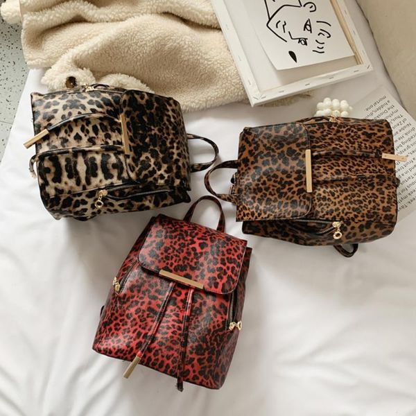 outdoor bags durable retro pu leather women girls backpacks fashion travel adjusted belt shoulders schoolbags casual leopard printed
outdoor bags durable retro pu leather women girls backpacks fashion travel adjusted belt shoulders schoolbags casual leopard printed