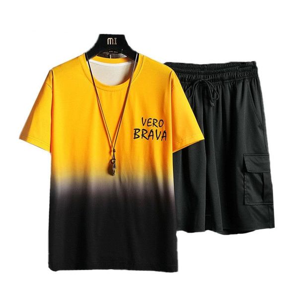 men's tracksuits casual men t-shirt two-piece summer hip hop 2021 mens short sleeve+pants harajuku male suit clothes, Gray
men's tracksuits casual men t-shirt two-piece summer hip hop 2021 mens short sleeve+pants harajuku male suit clothes, Gray