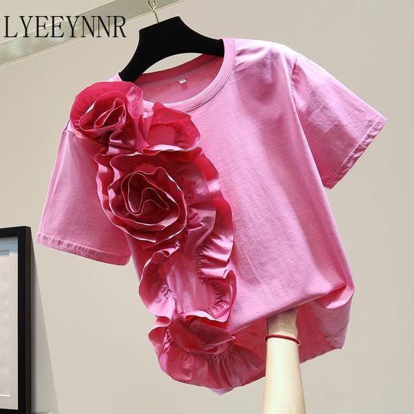 graphic t shirts korean 3d flower ruffle tee 2021 summer short sleeve o-neck chic sweet tshirt feminimos ac136 women's t-shirt, White
graphic t shirts korean 3d flower ruffle tee 2021 summer short sleeve o-neck chic sweet tshirt feminimos ac136 women's t-shirt, White