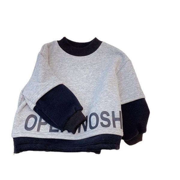 pullover gray boy sweater kids jacket b 2021 splicing winter autumn warm thicken velvet fleece cotton children's jumpers, Blue
pullover gray boy sweater kids jacket b 2021 splicing winter autumn warm thicken velvet fleece cotton children's jumpers, Blue