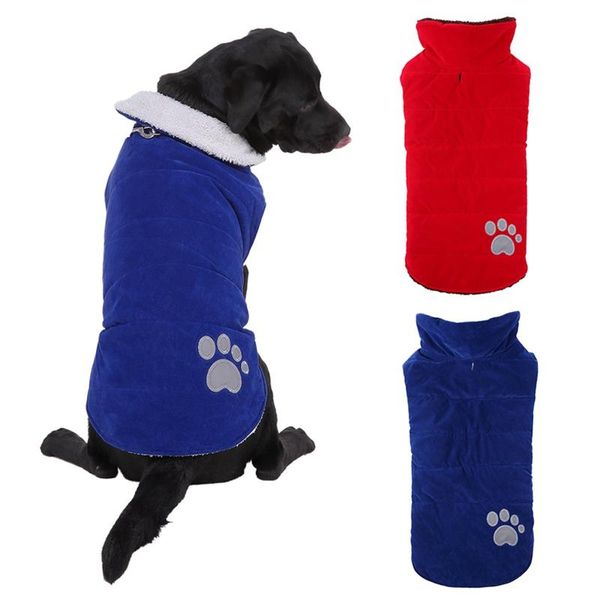 dog apparel clothes waterproof jacket winter footprint printed fleece lining coat for medium large double-faced warm
dog apparel clothes waterproof jacket winter footprint printed fleece lining coat for medium large double-faced warm