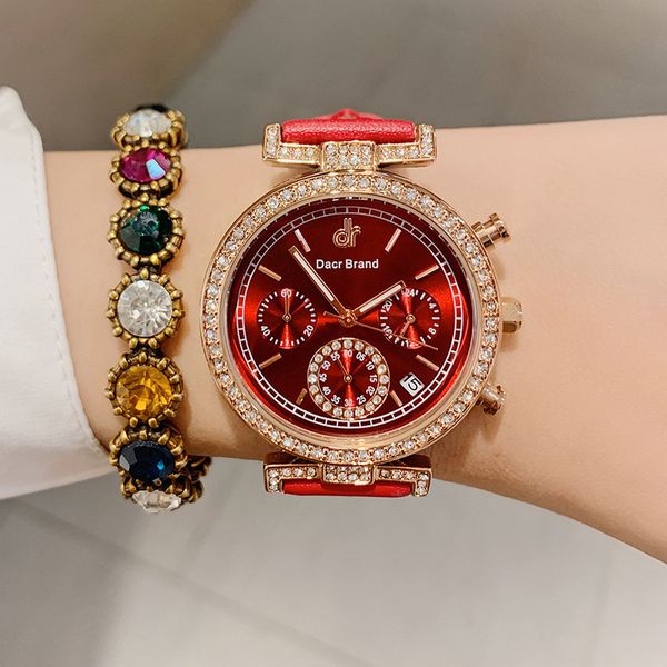 dacr new fashion girls' exquisite rhine-stone belt quartz style women's waterproof watch, Slivery;brown
dacr new fashion girls' exquisite rhine-stone belt quartz style women's waterproof watch, Slivery;brown