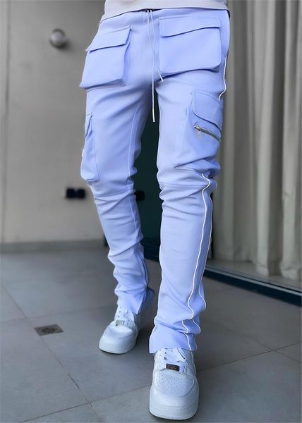 running pants men's autumn winter fashion casual large size straight-leg multi-pocket cargo men sports buttoms, Black;blue 
running pants men's autumn winter fashion casual large size straight-leg multi-pocket cargo men sports buttoms, Black;blue