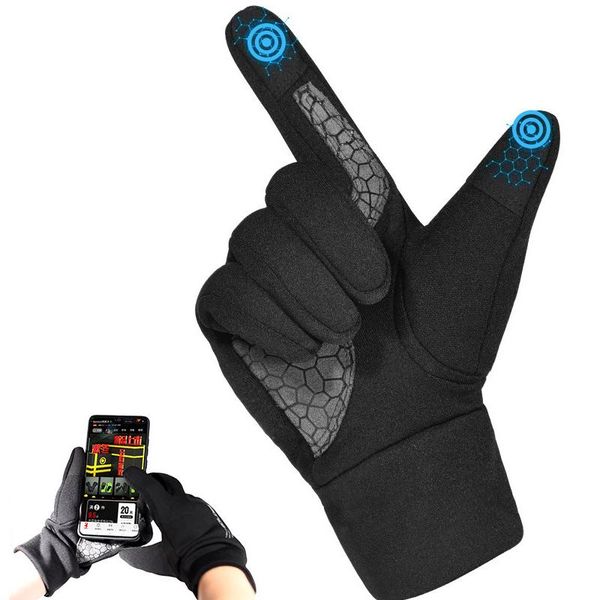 cycling gloves winter outdoor ski riding windproof thickened men and women velvet touch screen, Black
cycling gloves winter outdoor ski riding windproof thickened men and women velvet touch screen, Black