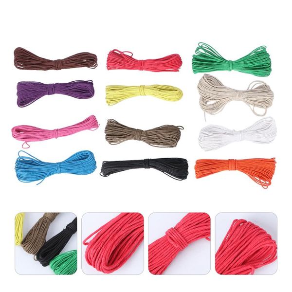 yarn 12 colors 10m 1mm cotton cords strings ropes for diy necklace bracelet craft making (random color), Black;white
yarn 12 colors 10m 1mm cotton cords strings ropes for diy necklace bracelet craft making (random color), Black;white
